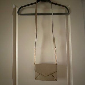 Kate Spade Leather (Tan) Cross-Body Bag with Removable Strap